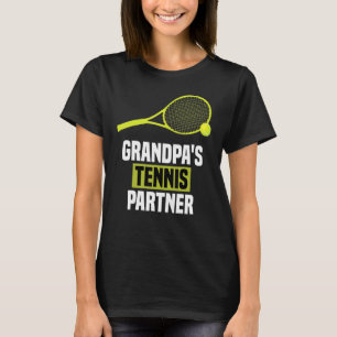 T-shirt Grand-père's Tennis partenaire Funny Tennis