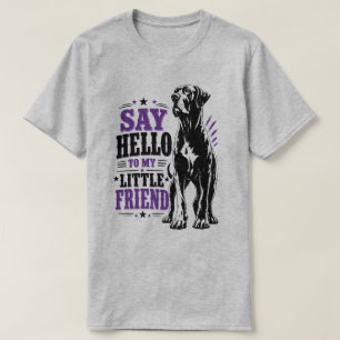 T-shirt Grand petit ami Grand Danois Amusant