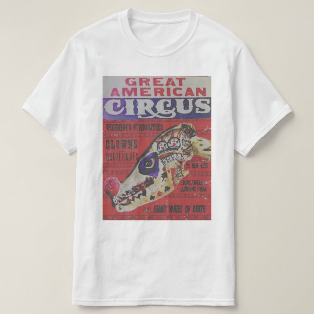 T-shirt Grand phénomène américain de cirque (Design devant)