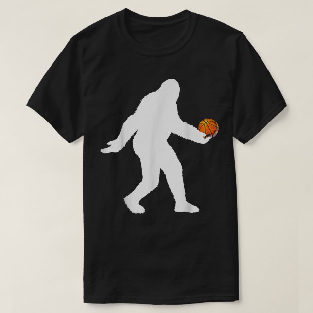 T-shirt Grand pied Marche de basketball Tournoi de folie T (Design devant)