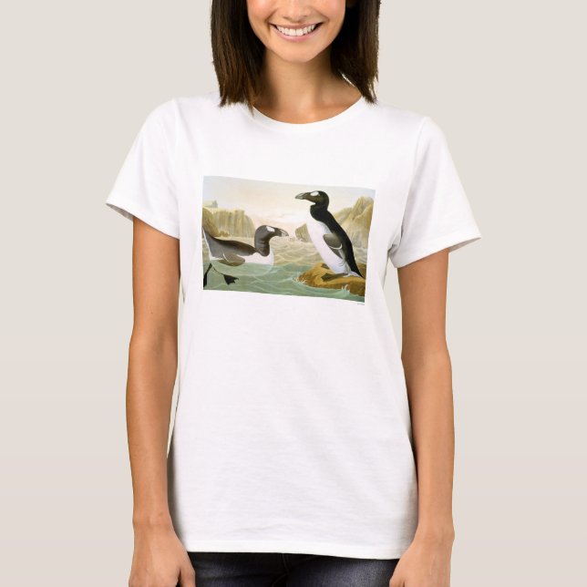 T-shirt Grand pingouin (Alca Impennis) (Devant)