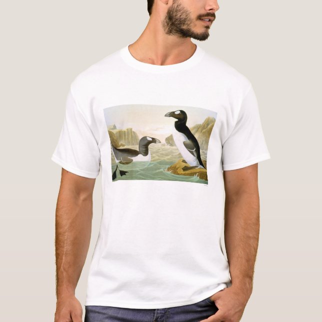 T-shirt Grand pingouin (Alca Impennis) (Devant)