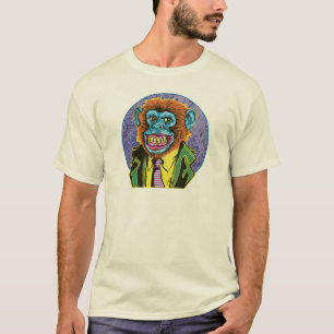 T-shirt Grand point de chimpanzé
