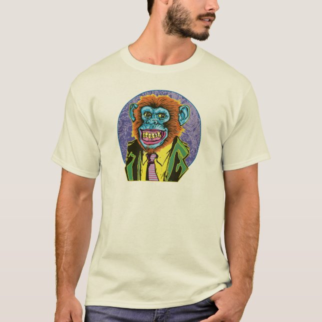 T-shirt Grand point de chimpanzé (Devant)