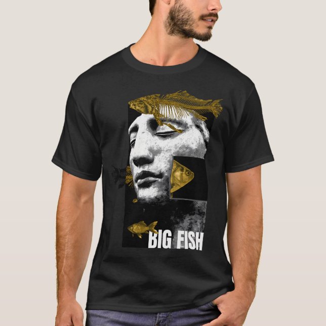 T-shirt grand poisson (Devant)
