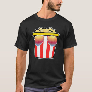 T-shirt Grand Popcorn Box Avec Tons Snack