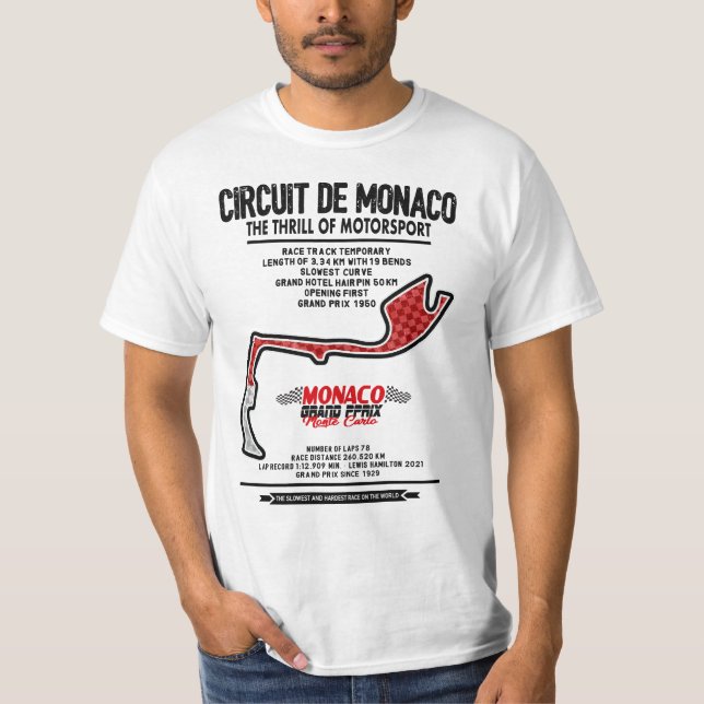 T-shirt Grand Prix de Monaco (Devant)