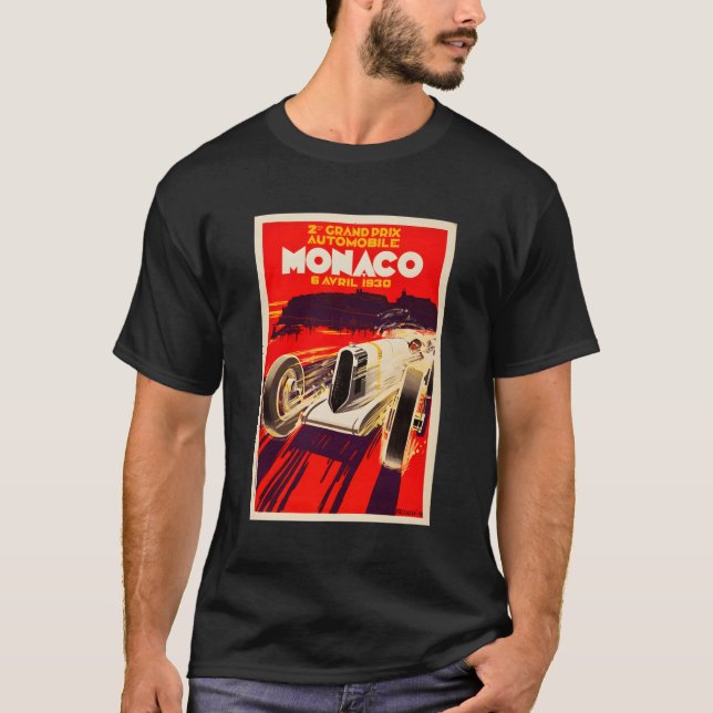 T-shirt Grand Prix de Monaco 1930 (Devant)