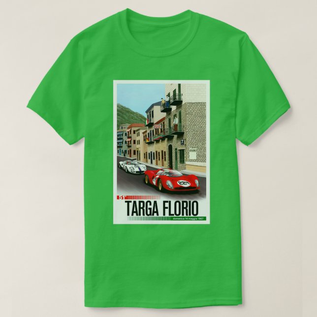 T-shirt Grand Prix Vintage TARGA FLORIO (Design devant)