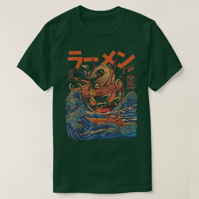 T-shirt Grand Ramen de Kanagawa (Design devant)