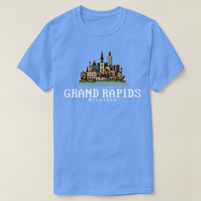 T-shirt Grand Rapids Michigan (Design devant)