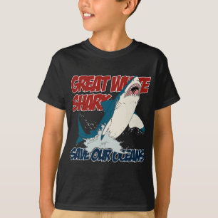 T-shirt Grand requin blanc