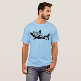 T-shirt Grand requin blanc affamé Cool Hangry Shark Jaws