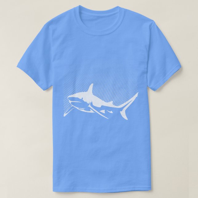 T-shirt Grand requin blanc biologiste de requin taureau Di (Design devant)