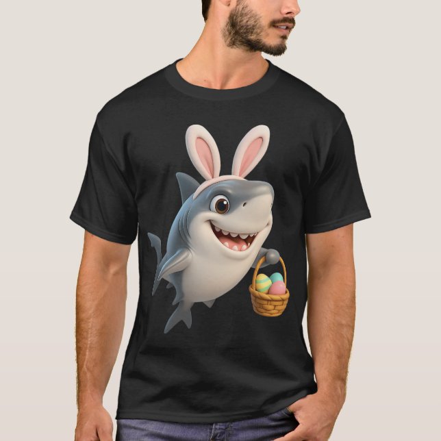 T-shirt Grand requin blanc de Pâques (Devant)