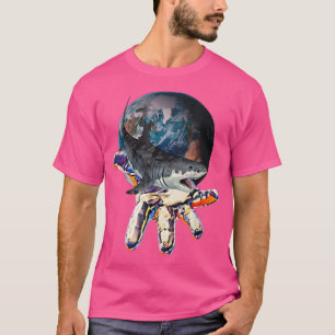 T-shirt Grand requin blanc Motif requins Predator coloré S