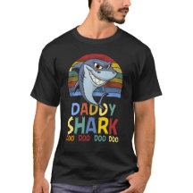 Grand requin de papa coloré