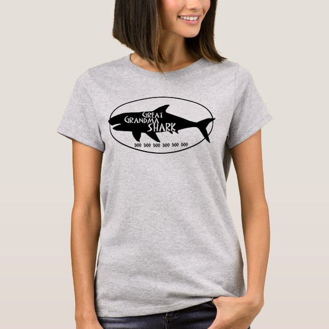 T-shirt Grand requin grand-mère (Devant)