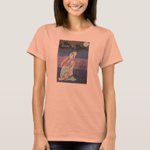 T-shirt "Grand rêveur. petite" lune d'inquiétude regarda