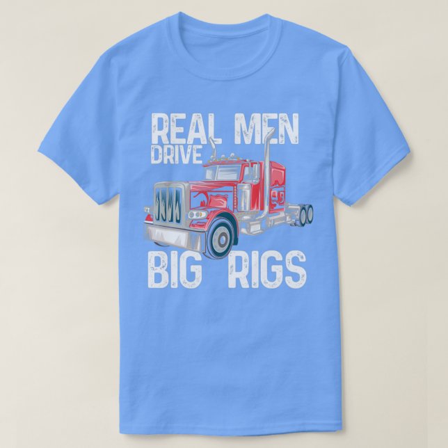 T-shirt Grand Rig Semi-Truck cadeau de camion (Design devant)