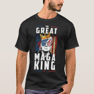 T-shirt Grand Roi Trump Biden politique Ultra Mega P