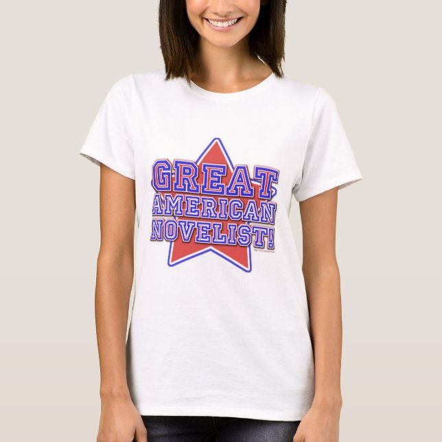 T-shirt Grand romancier américain Pride Slogan (Devant)