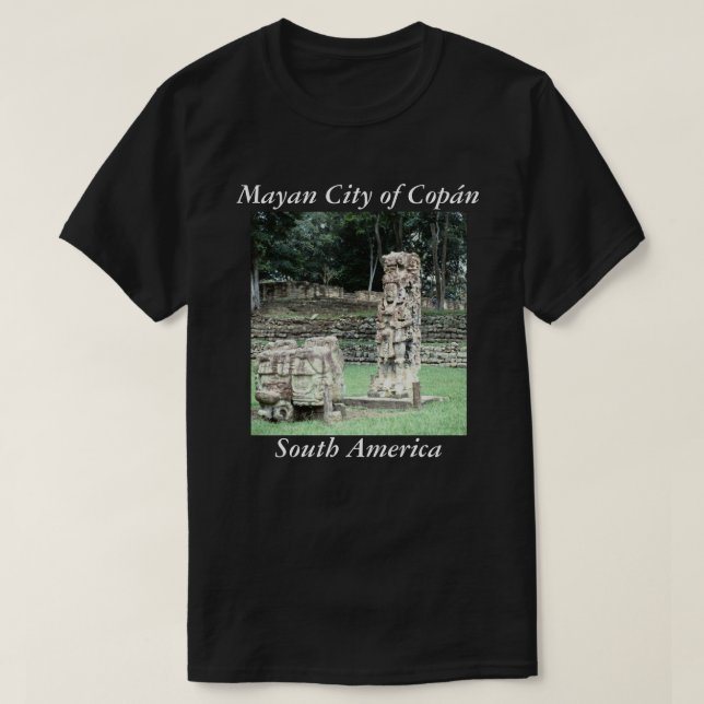 T-shirt Grand Sun Lord AD426 Ruines mayas Ancienne photo (Design devant)