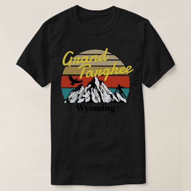T-shirt Grand Targhee ski Wyoming 2 (Design devant)