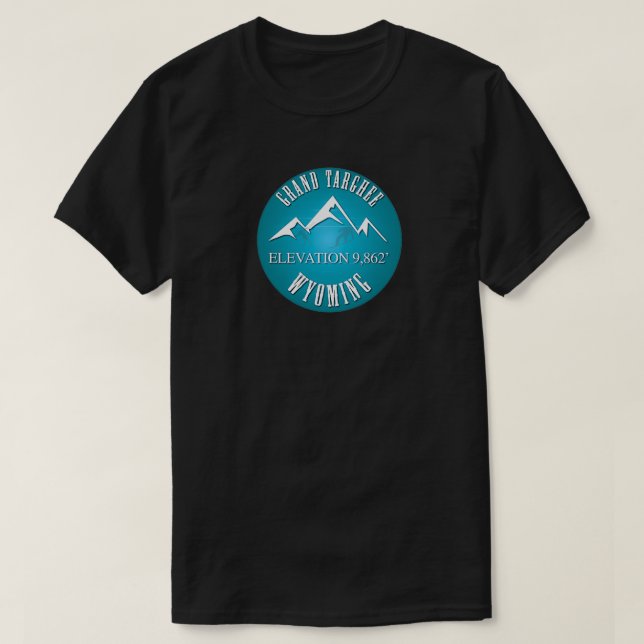 T-shirt Grand Targhee Wyoming Ski Snowboard (Design devant)