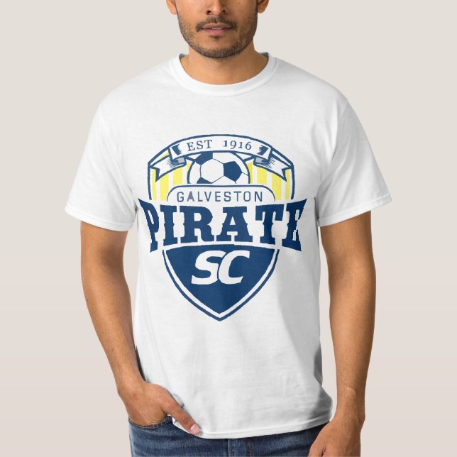 T-shirt Grand tee - shirt de logo de pirate (Devant)