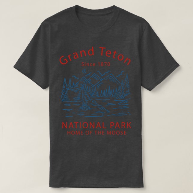 T-shirt Grand Teton (Design devant)