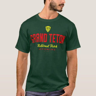 T-shirt Grand Teton National Park 1929 Arrowhead Vintage T