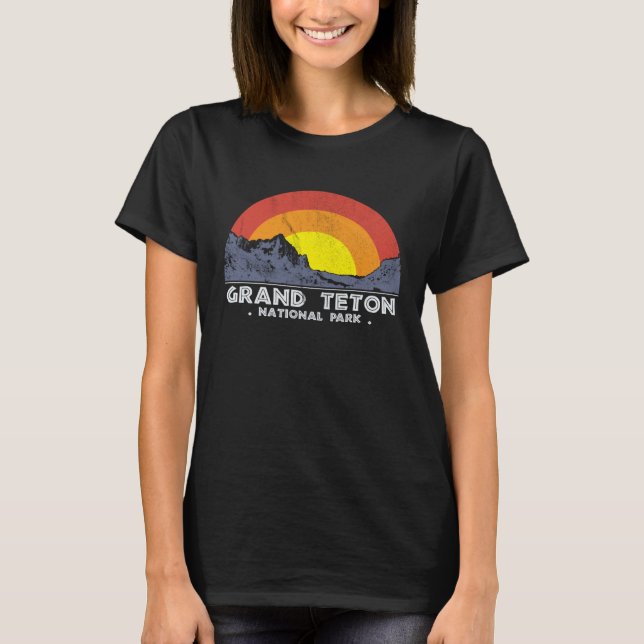 T-shirt Grand Teton National Park Wyoming (Devant)