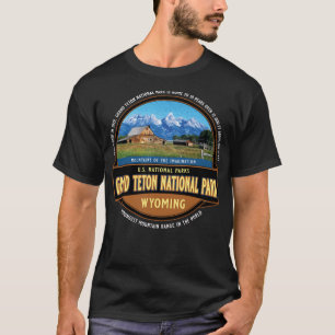 T-shirt Grand Teton National Park Wyoming USA Mountains So