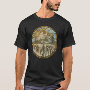T-shirt Grand Teton Wyoming Nature Montagnes Randonnée Ext