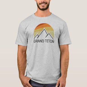 T-shirt Grand Teton Wyoming Retro