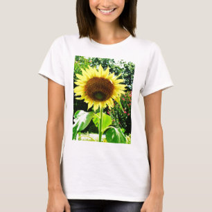 T-shirt Grand tournesol jaune