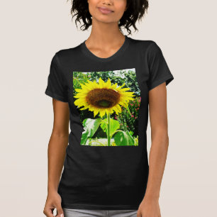 T-shirt Grand tournesol jaune