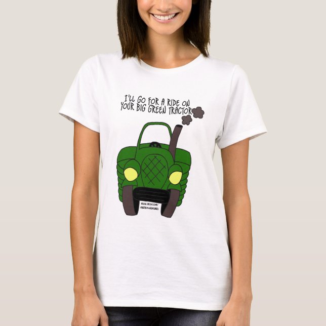 T-shirt Grand tracteur vert (Devant)