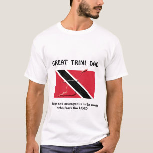 T-shirt GRAND TRINI DAD Fort Courageux Personnalisé