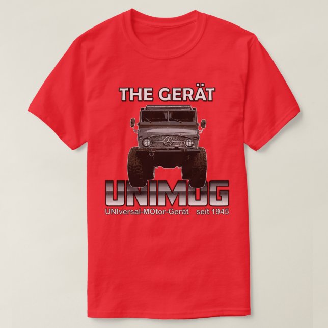 T-shirt GRAND UNIMOG UNIversalMOtorGert front (Design devant)