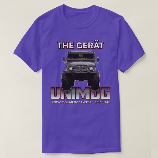T-shirt GRAND UNIMOG UNIversalMOtorGert front  (Design devant)
