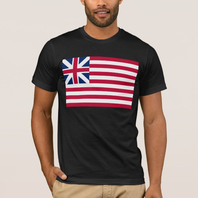 T-shirt Grand Union, 1ère États-Unis Drapeau des colonies (Devant)