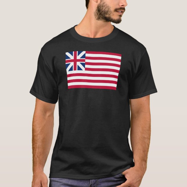 T-shirt Grand Union USA premier drapeau symbole patrioti (Devant)