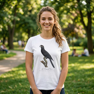 T-shirt Grand Vasa, Coracopsis Vasa Illustration