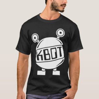 T-shirt Grand vieux logo de KBOT sur le noir