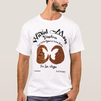 T-shirt Grand visage de lune mauvaise