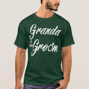 T-shirt Granda De Groom Mariage Fête Drôle Correspondant B