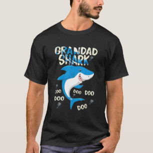 T-shirt Grandad Shark Funny Grand-père