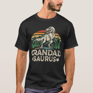 T-shirt Grandadsaurus Dinosaure Grand-père Papa Fête des P